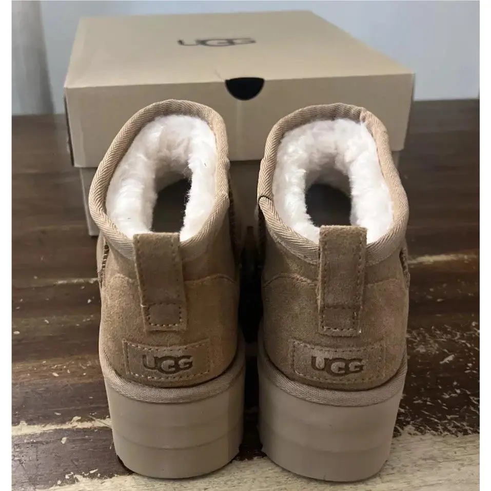 UGG shoes - UGG Classic Ultra Mini Platform 1135092 - Chestnut 8