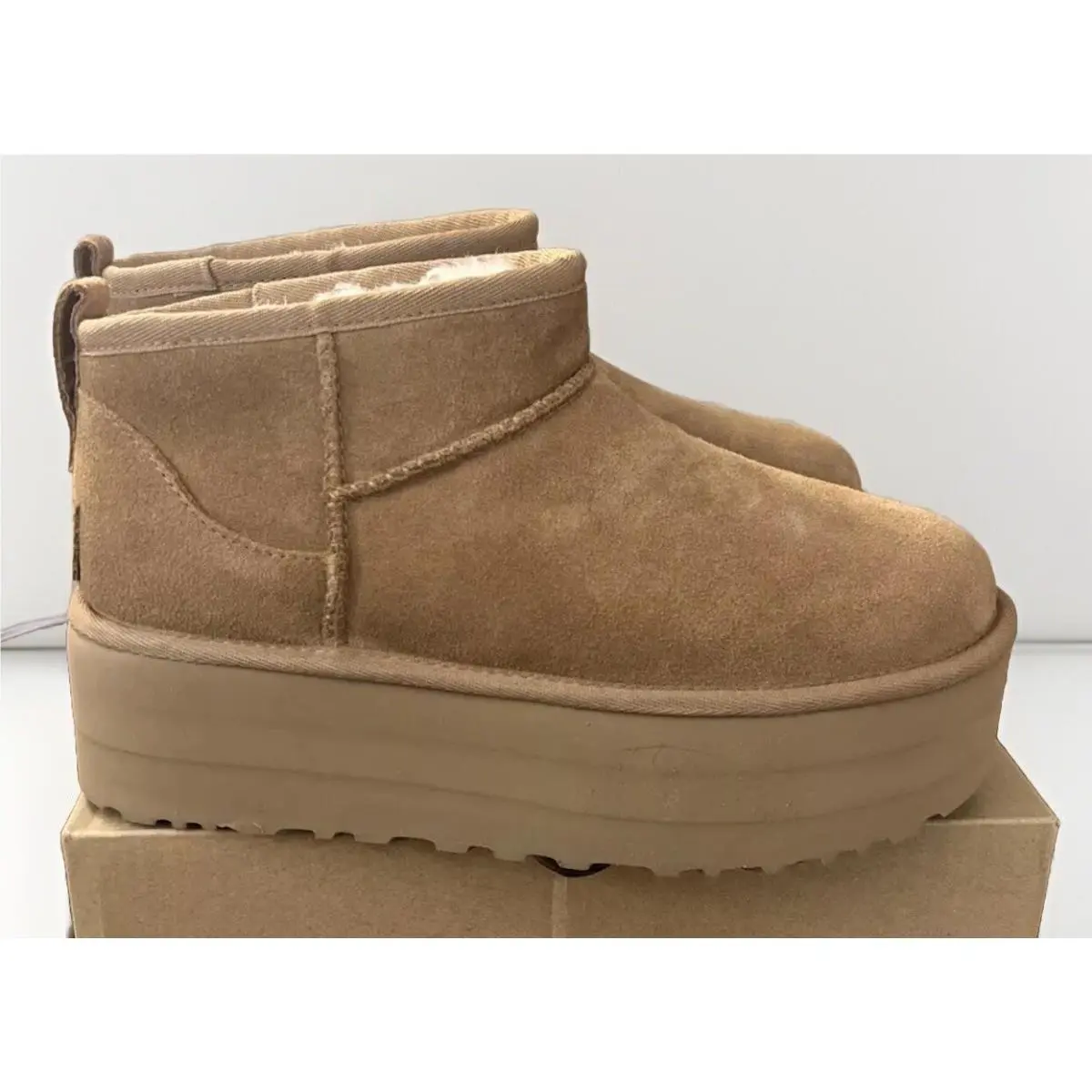 UGG shoes - UGG Classic Ultra Mini Platform 1135092 - Chestnut 3