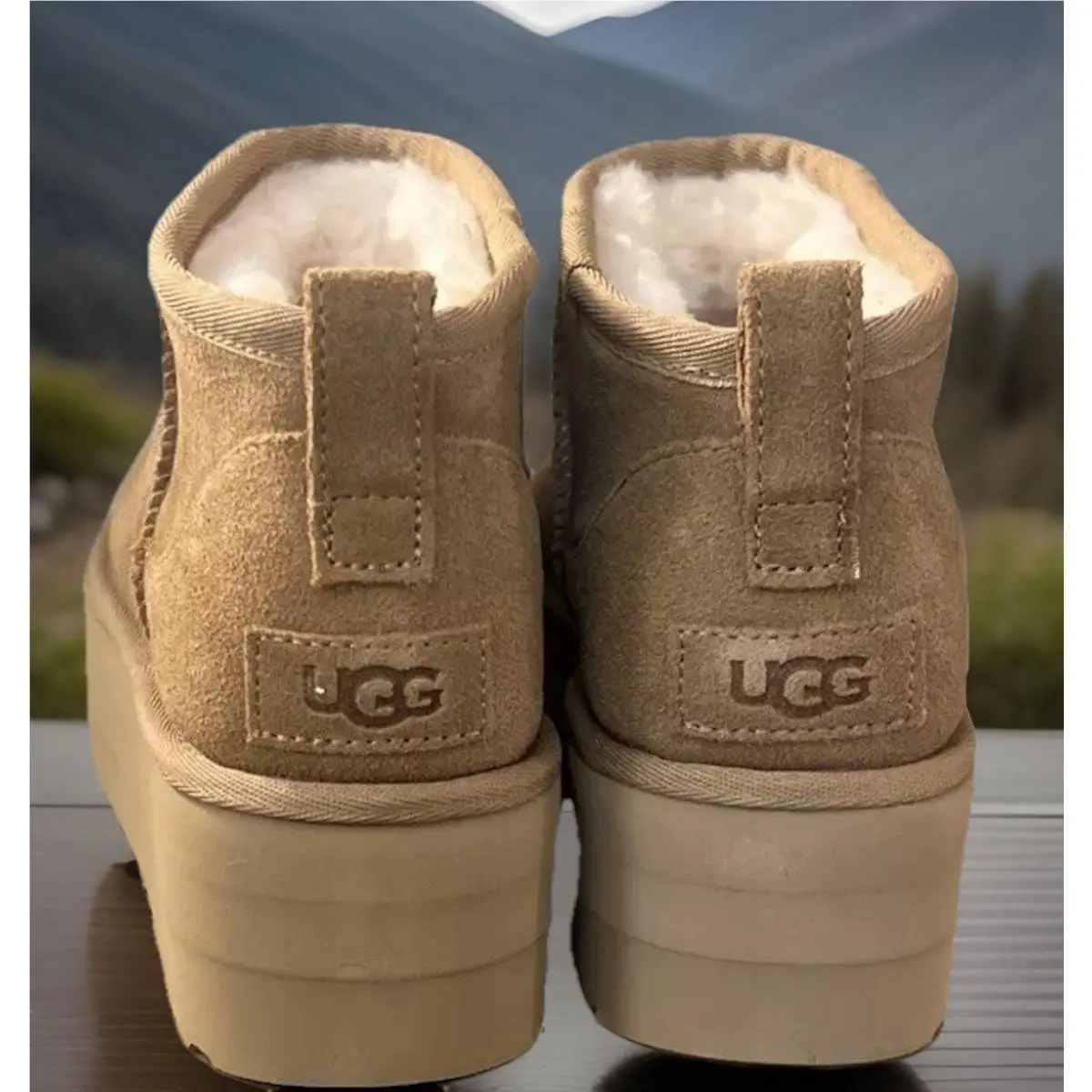 UGG shoes - UGG Classic Ultra Mini Platform 1135092 - Chestnut 0