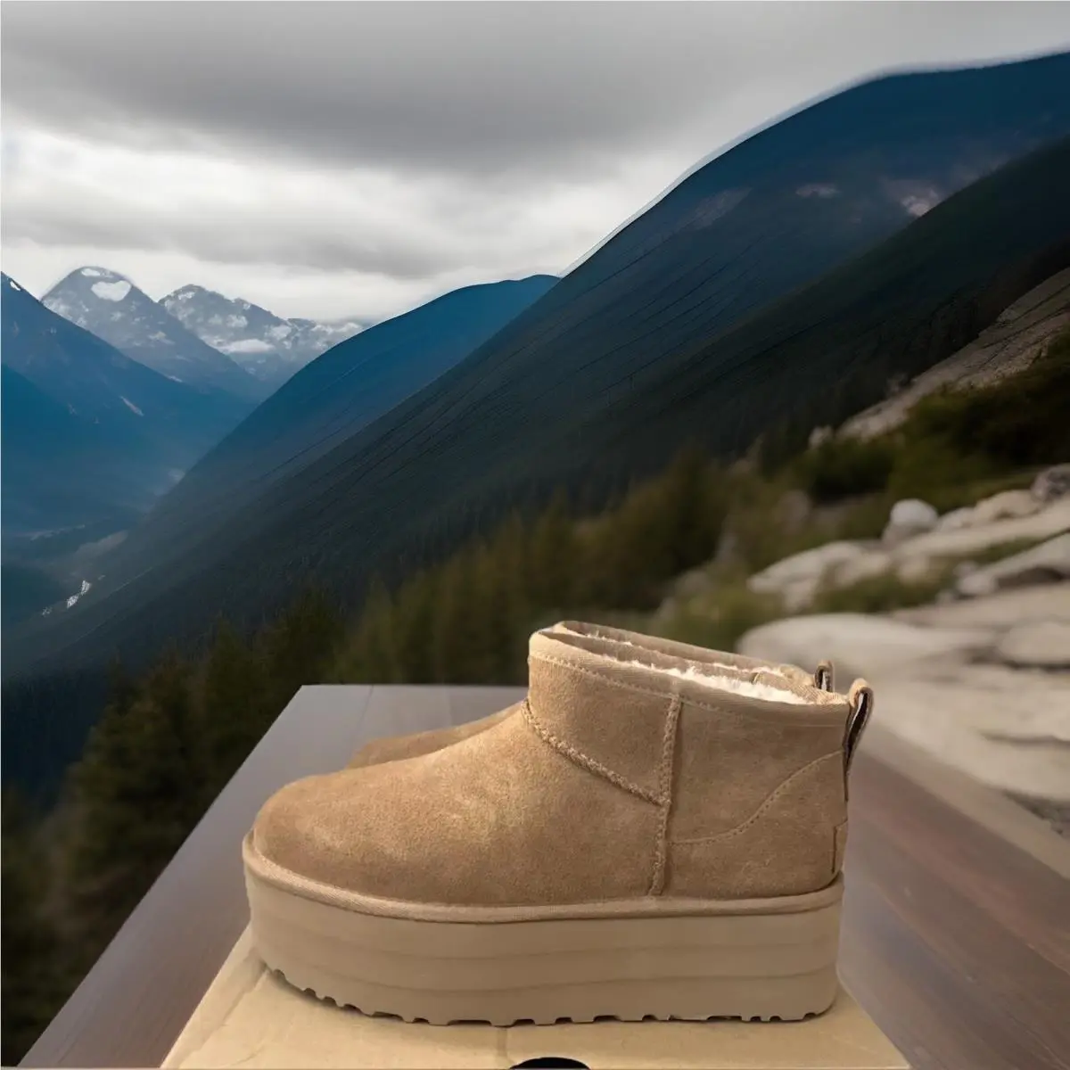 UGG shoes - UGG Classic Ultra Mini Platform 1135092 - Chestnut 1
