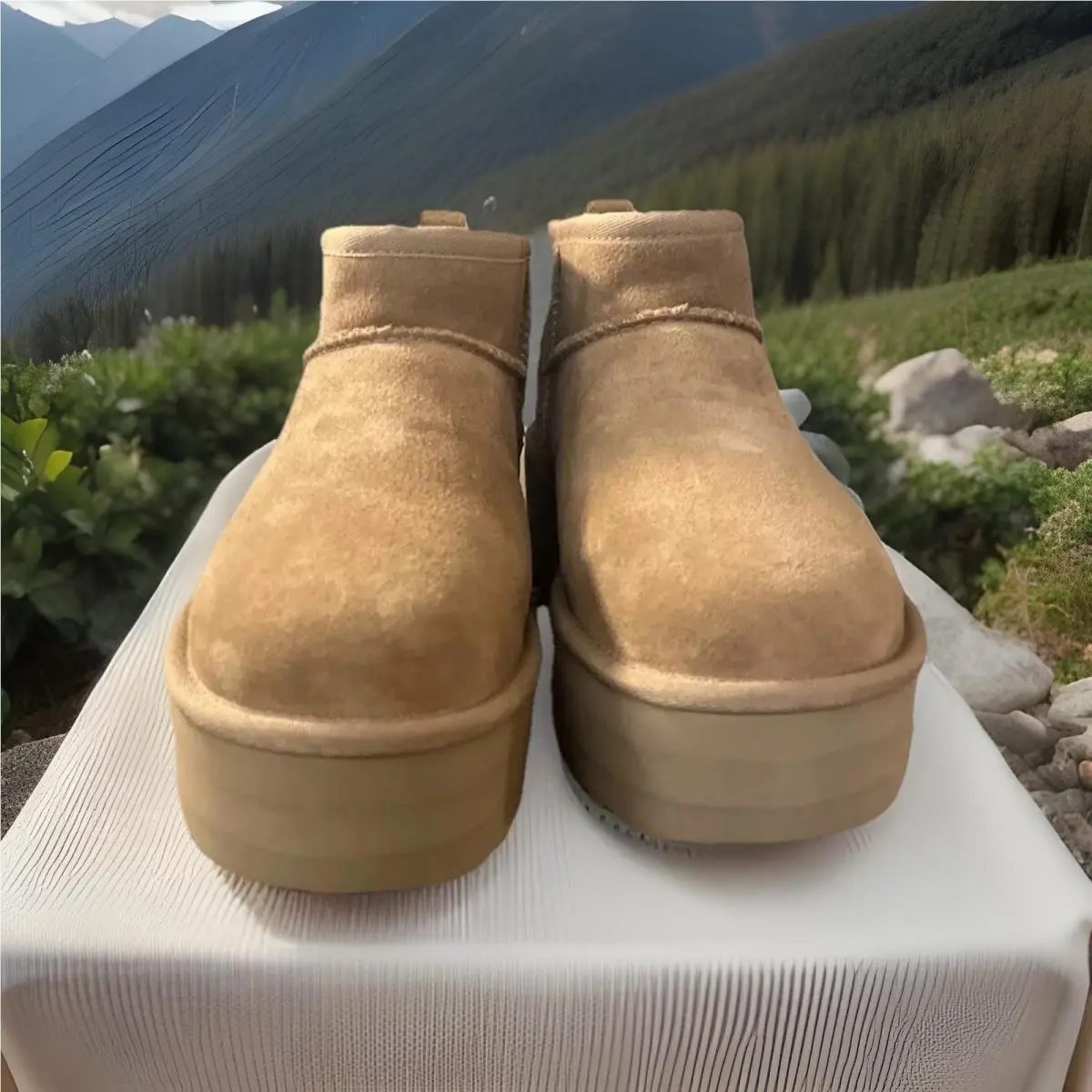 UGG shoes - UGG Classic Ultra Mini Platform 1135092 - Chestnut 2