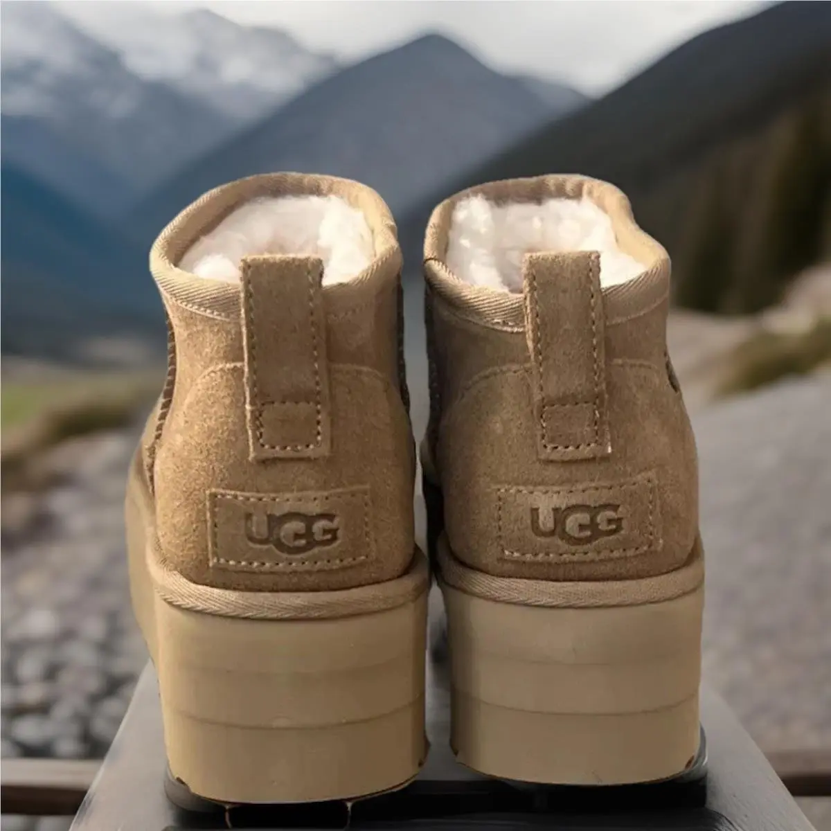 UGG shoes - UGG Classic Ultra Mini Platform 1135092 - Chestnut 4
