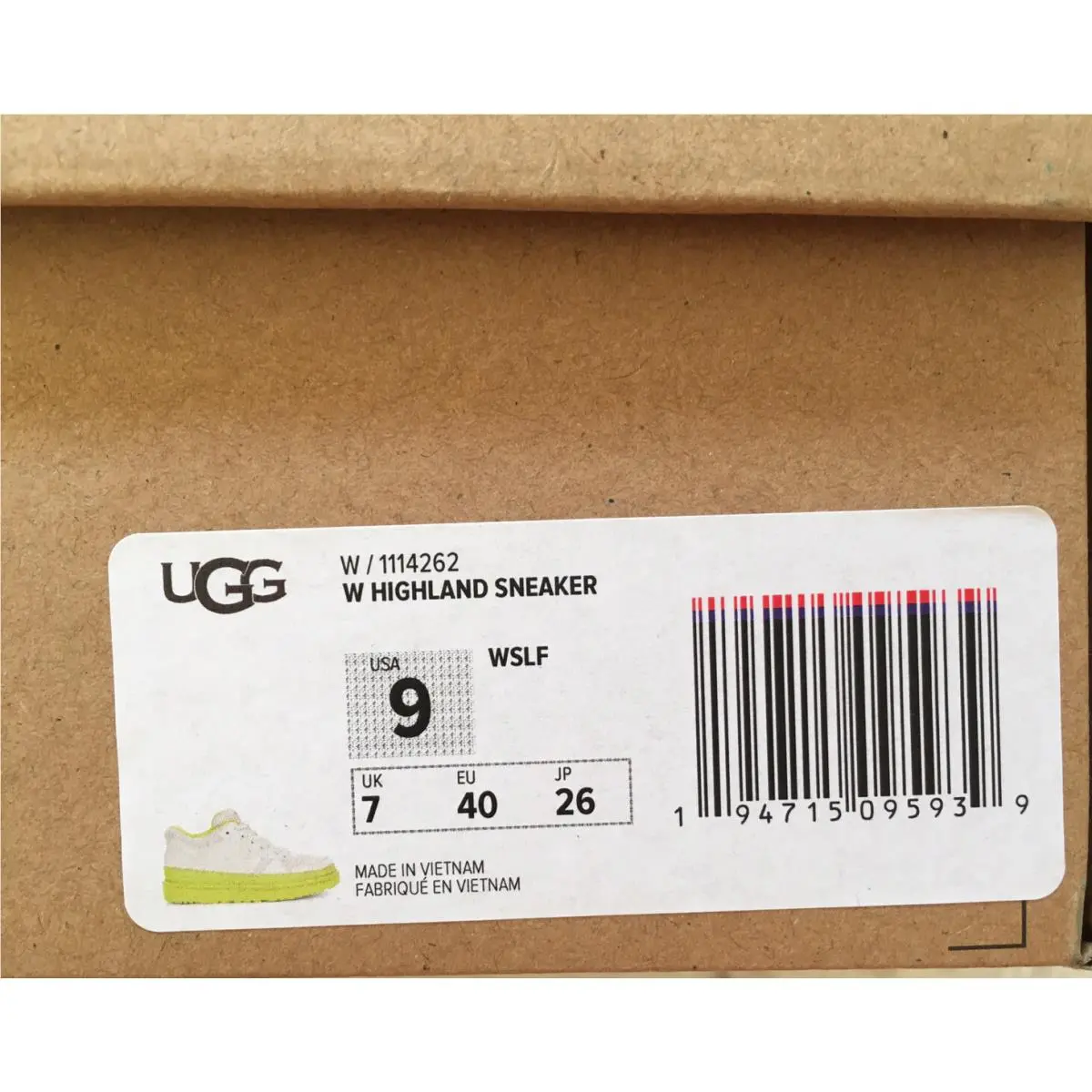 UGG shoes - UGG Highland Sneaker - Highland Sneaker - White, Green 7