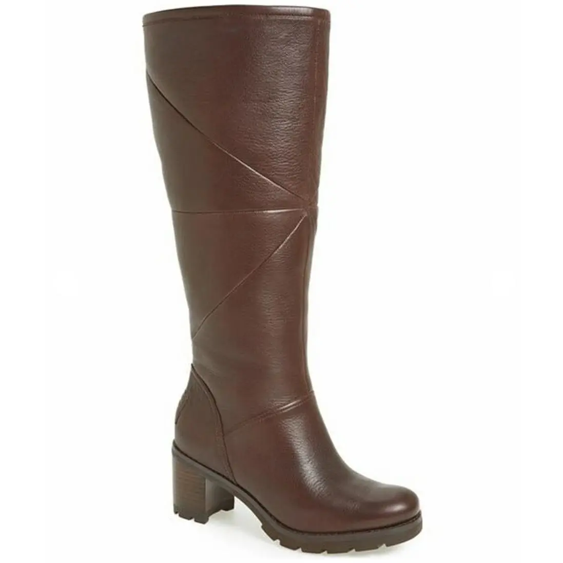 Ugg Brown Leather Fut Shearling Tall Comfort Boots Size 9 M by UGG