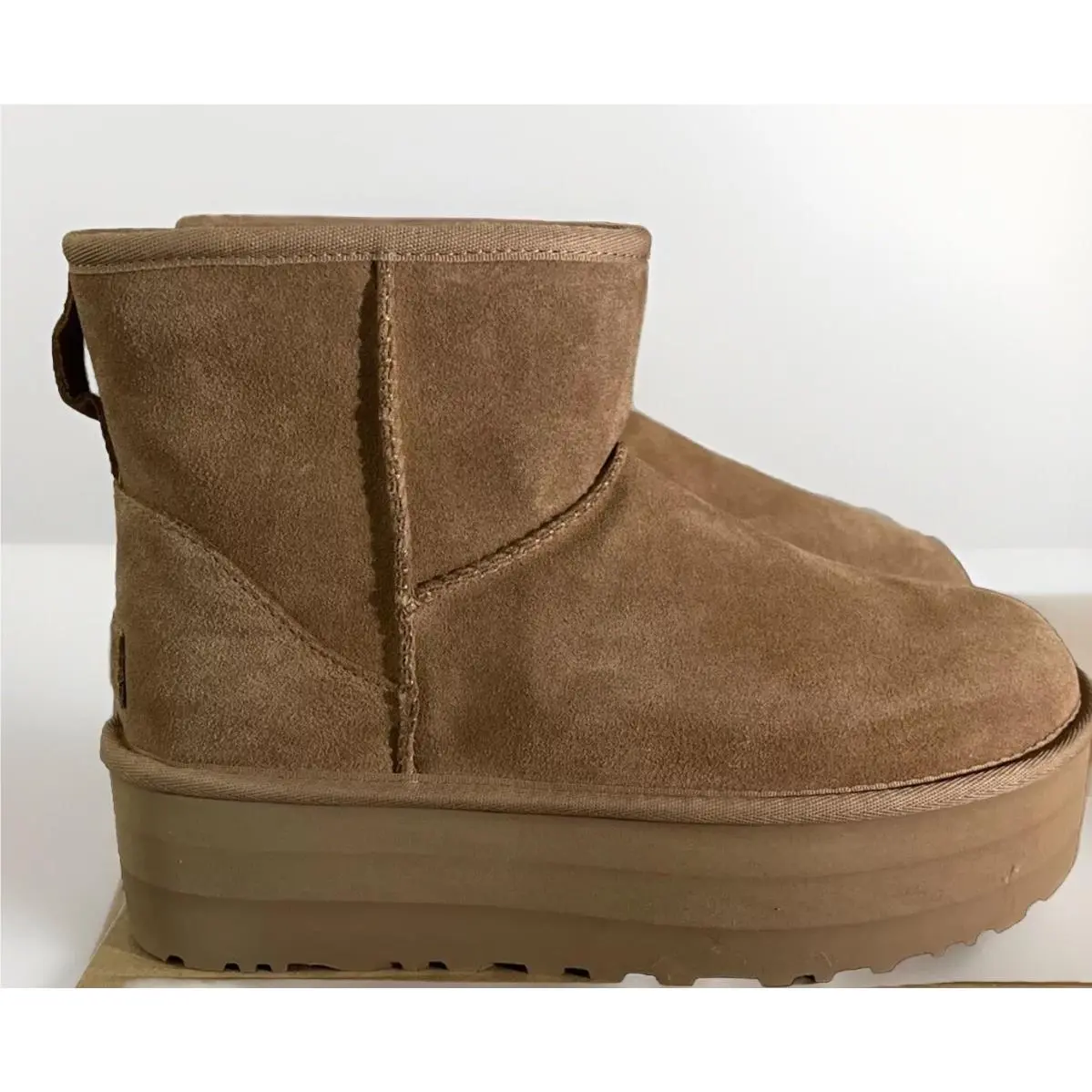 UGG shoes - UGG Classic Mini Platform 1134991 - Chestnut 8