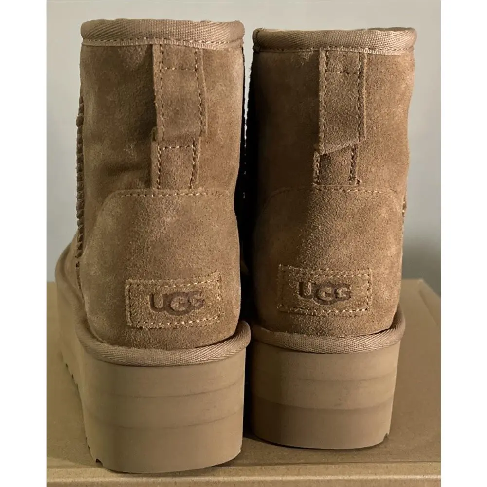 UGG shoes - UGG Classic Mini Platform 1134991 - Chestnut 12