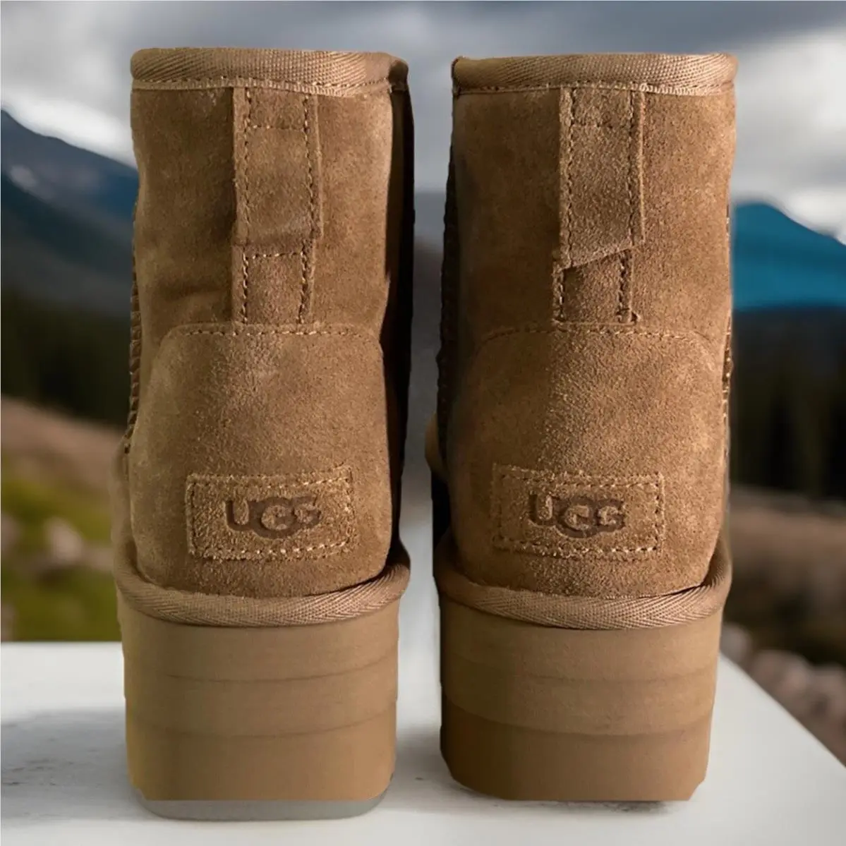 UGG shoes - UGG Classic Mini Platform 1134991 - Chestnut 0