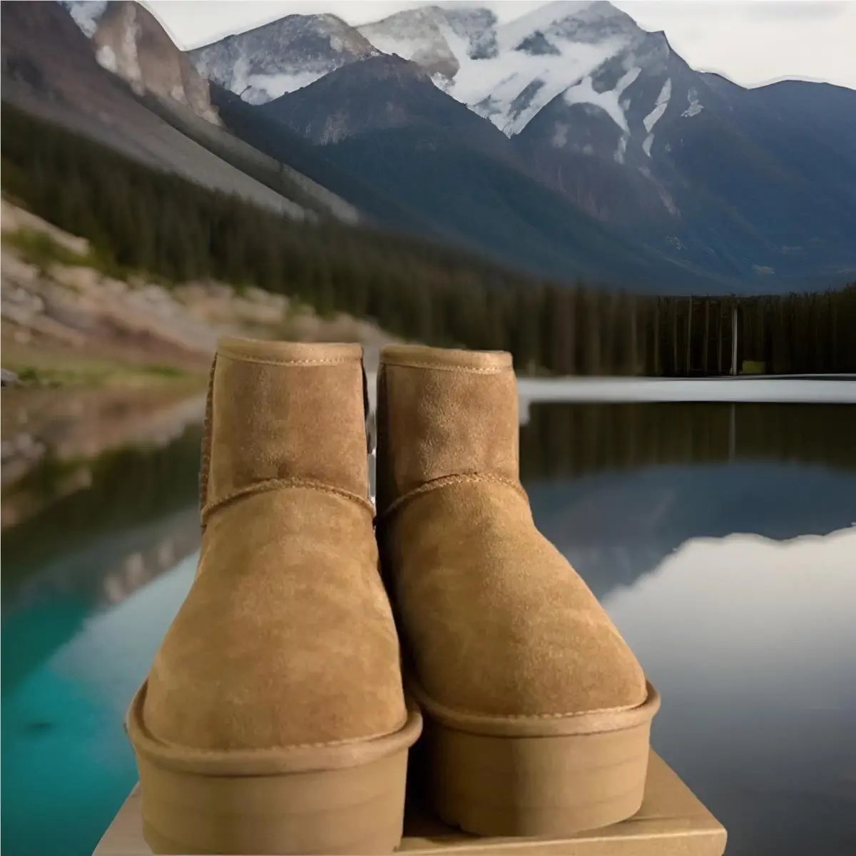 UGG shoes - UGG Classic Mini Platform 1134991 - Chestnut 1