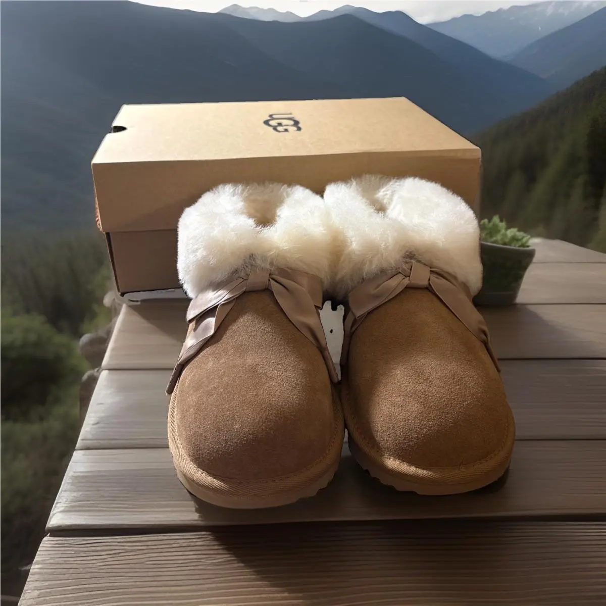 UGG shoes - UGG Kids Bailey Slipper - Kids Bailey Slipper - Chestnut 11