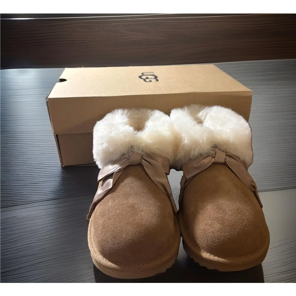 UGG shoes - UGG Kids Bailey Slipper - Kids Bailey Slipper - Chestnut 12