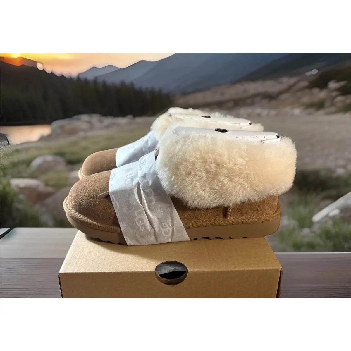UGG shoes - UGG Kids Bailey Slipper - Kids Bailey Slipper - Chestnut 6