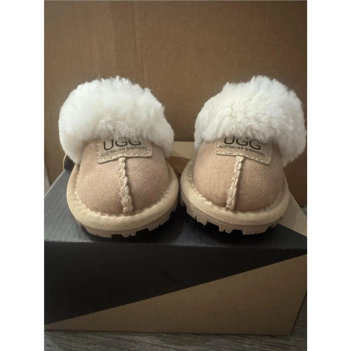 Ugg Kids Strappy Scuff - Sand / AU Kids 4-5 AS2038K by UGG
