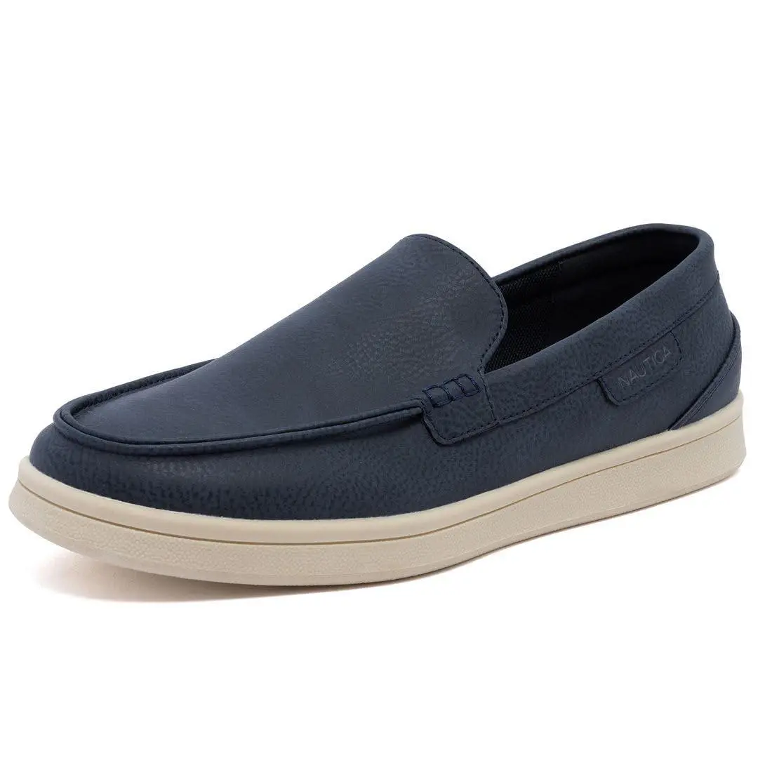 Men`s Slip-on Loafers Casual Moc Toe Sneakers Boat Shoes Slipper by Nautica