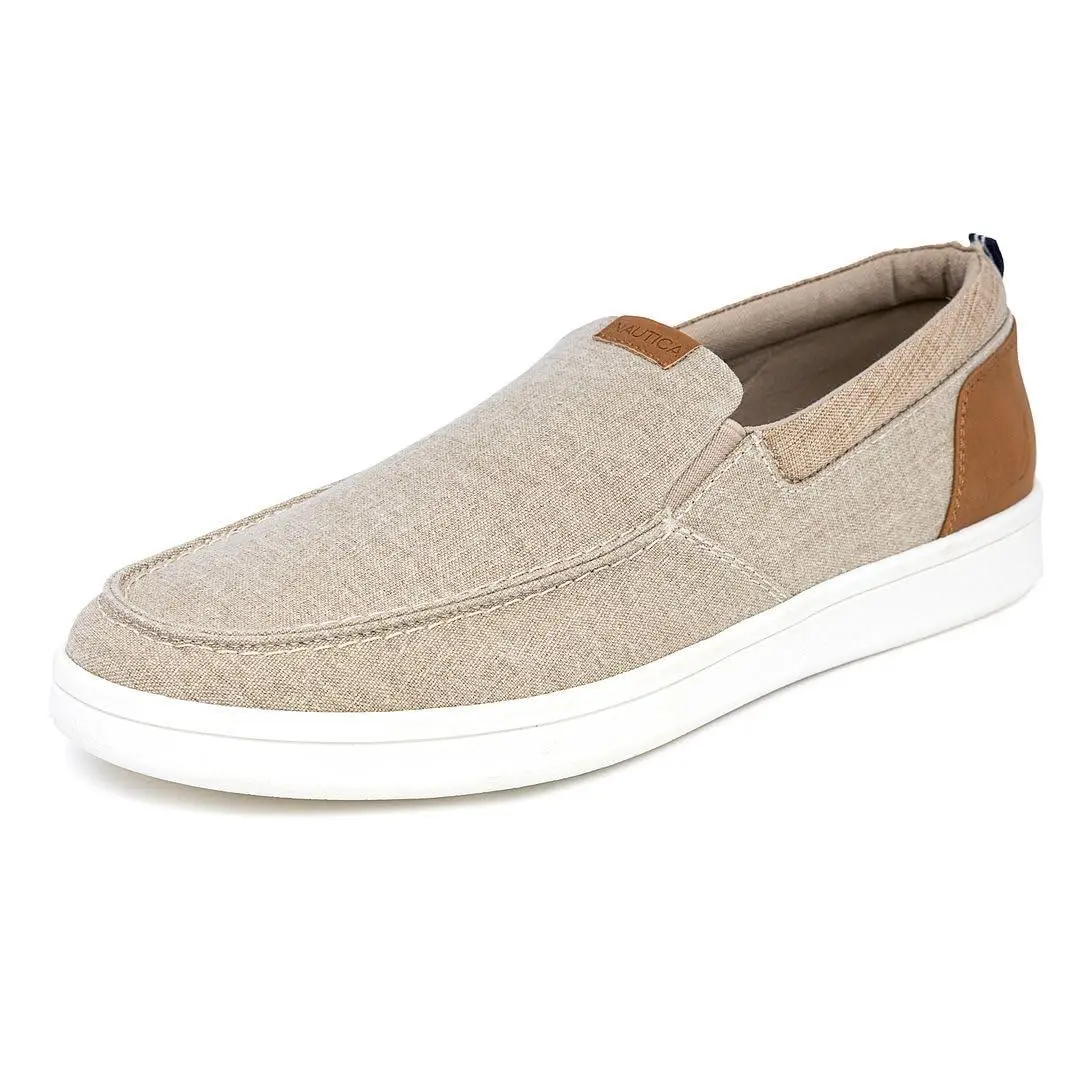 Men`s Slip-on Loafers Casual Moc Toe Sneakers Boat Shoes Slipper sand patro by Nautica