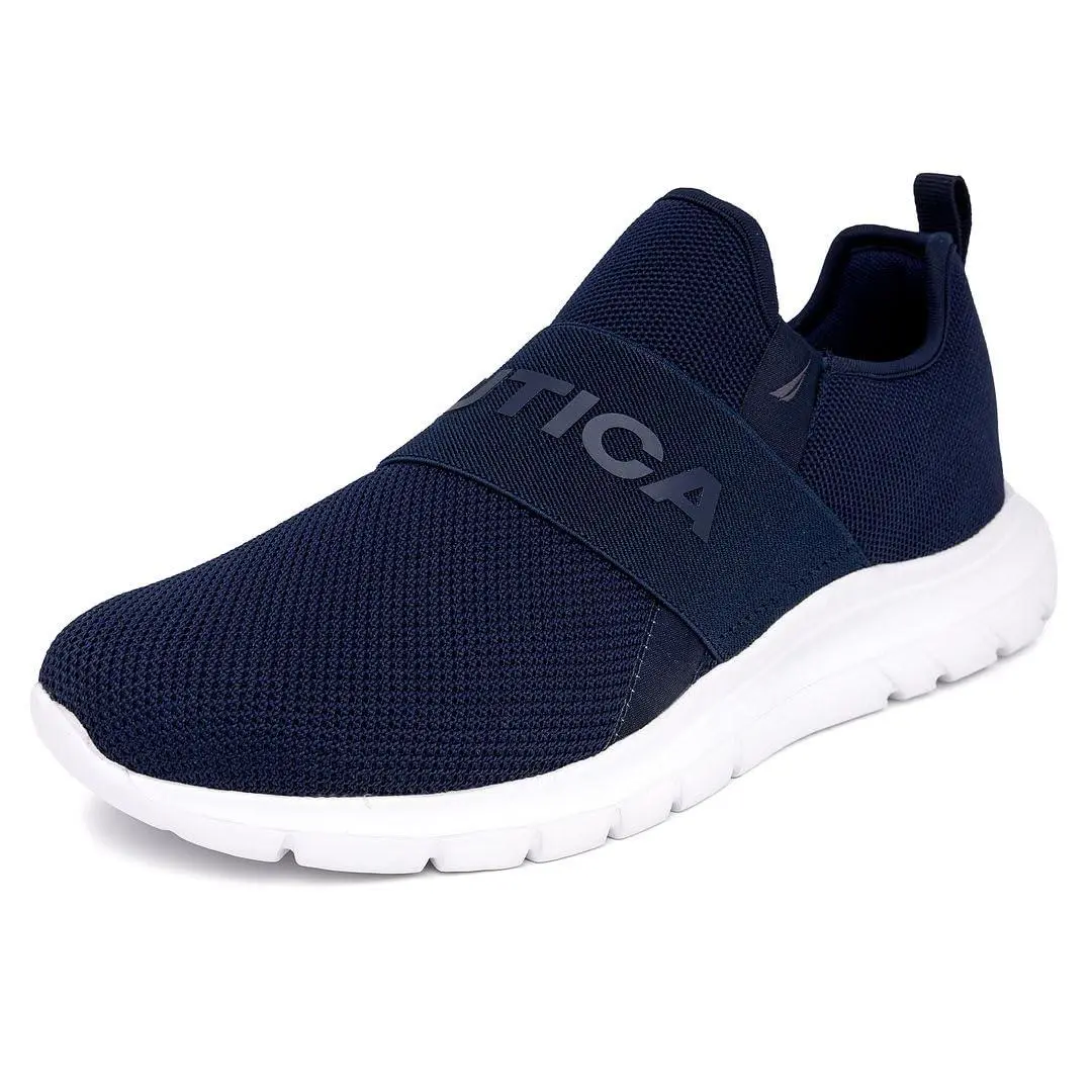 Men`s Casual Fashion Sneakers Wide Width navy tobin by Nautica