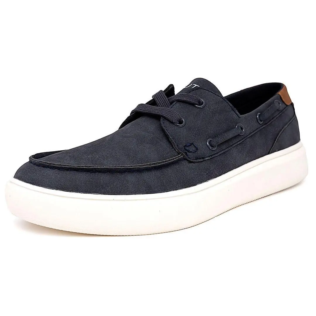 Men`s Boat Shoe Lace-up Casual Loafers Comfort Sneaker navy ankar by Nautica