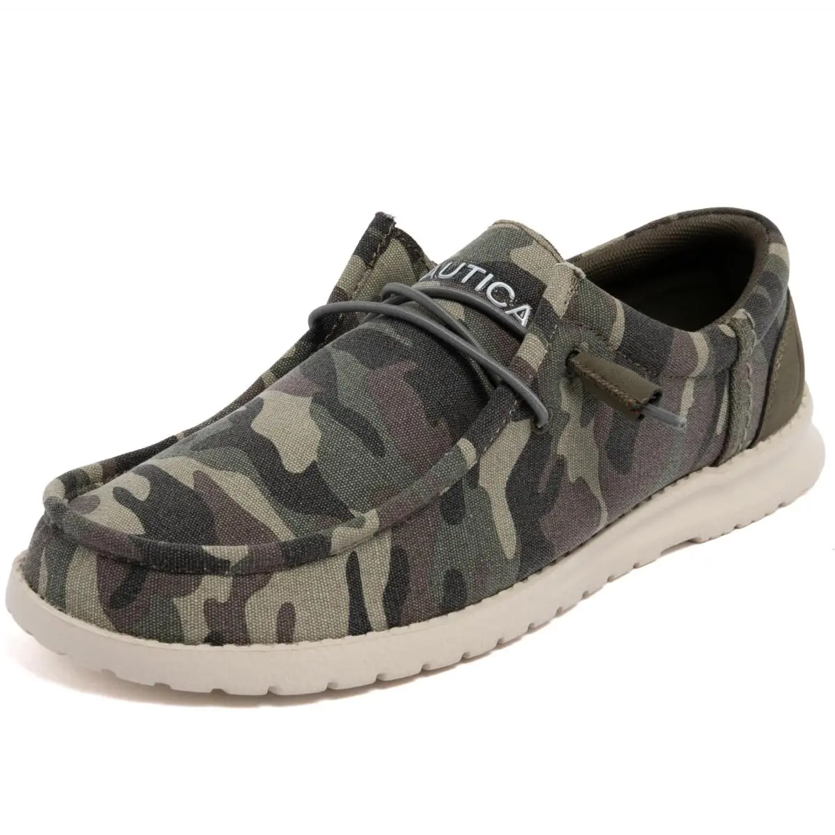 Men`s Comfort Loafers Slip-on Boat Shoe Lightweight Casual camo by Nautica