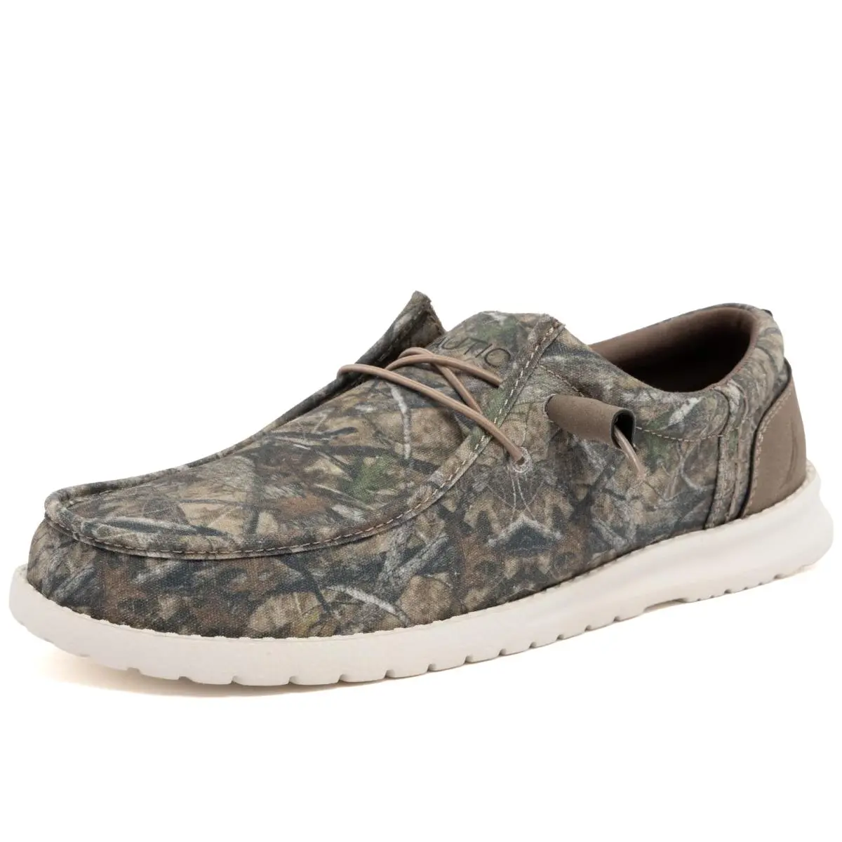 Men`s Comfort Loafers Slip-on Boat Shoe Lightweight Casual dark tree camo by Nautica