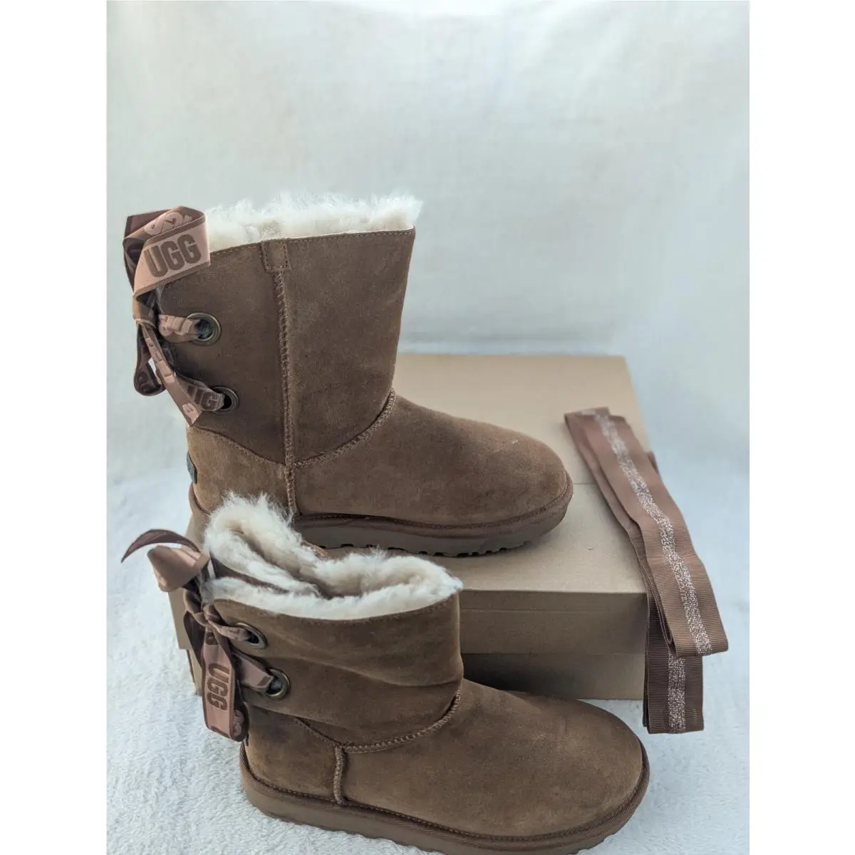 UGG shoes - UGG Australia Bailey Bow - Australia Bailey Bow - Brown 0