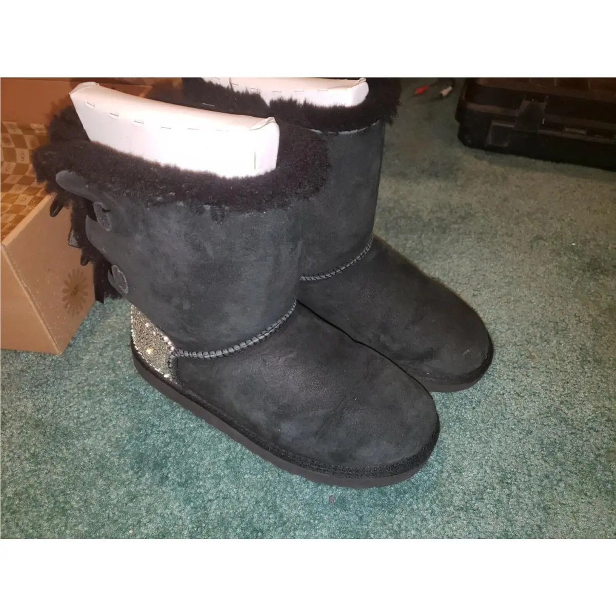 UGG shoes - UGG Australia Bailey Bow - Australia Bailey Bow - Black (UPC: 887278234630) 0