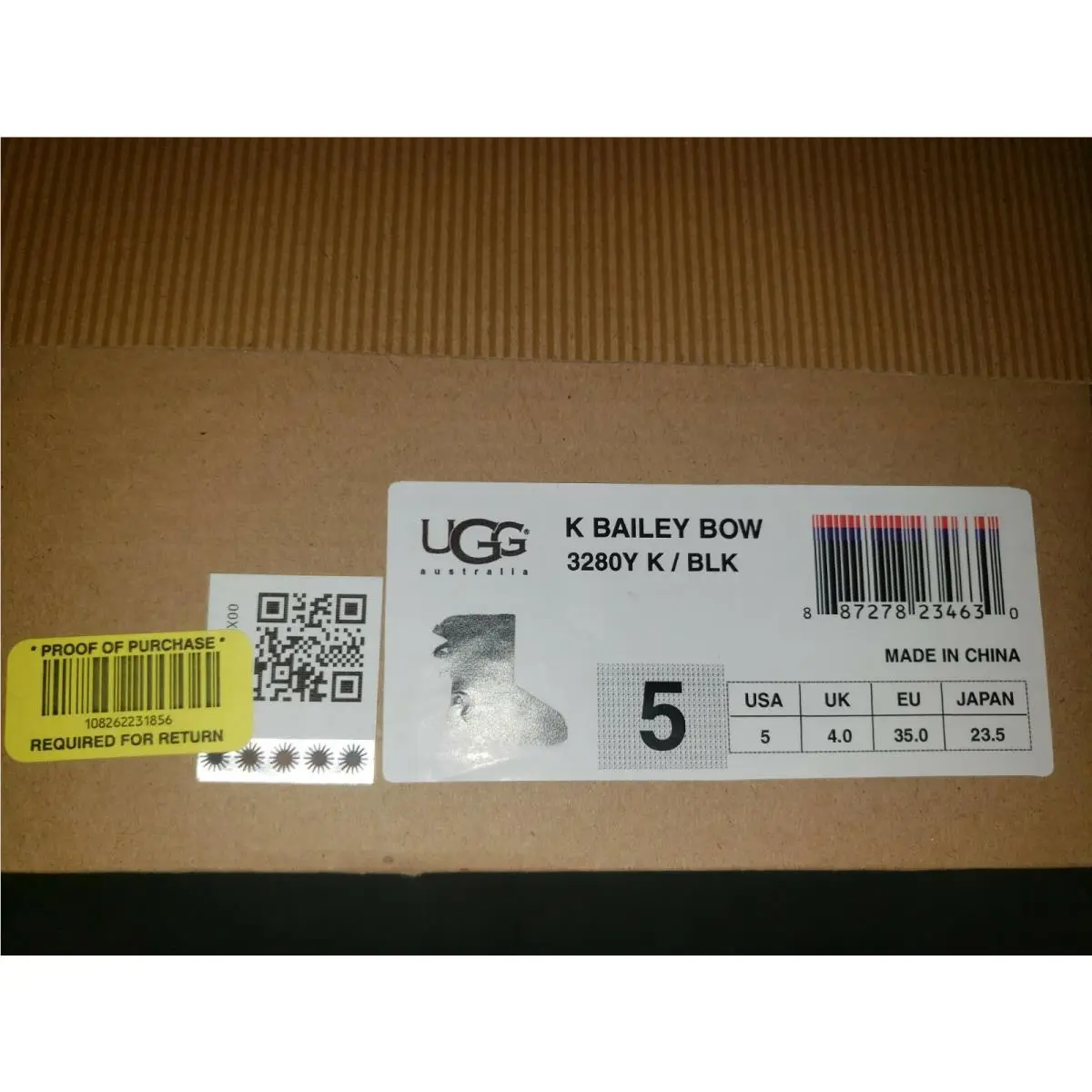 UGG shoes - UGG Australia Bailey Bow - Australia Bailey Bow - Black (UPC: 887278234630) 5