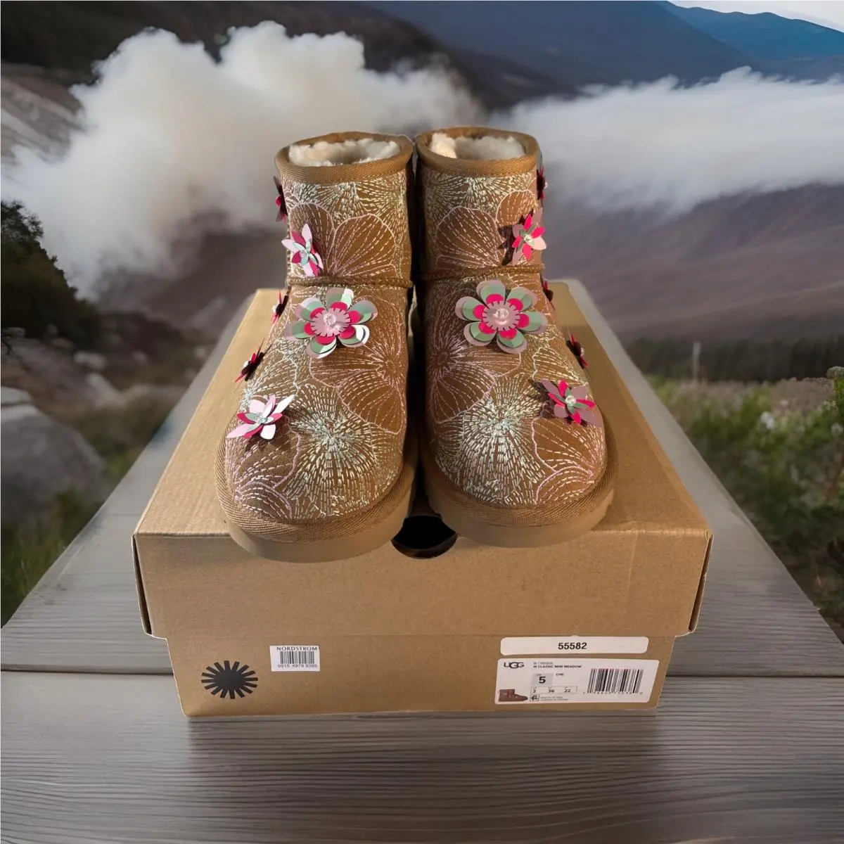 UGG shoes - UGG Classic Mini Meadow 1181014 - Chestnut 0