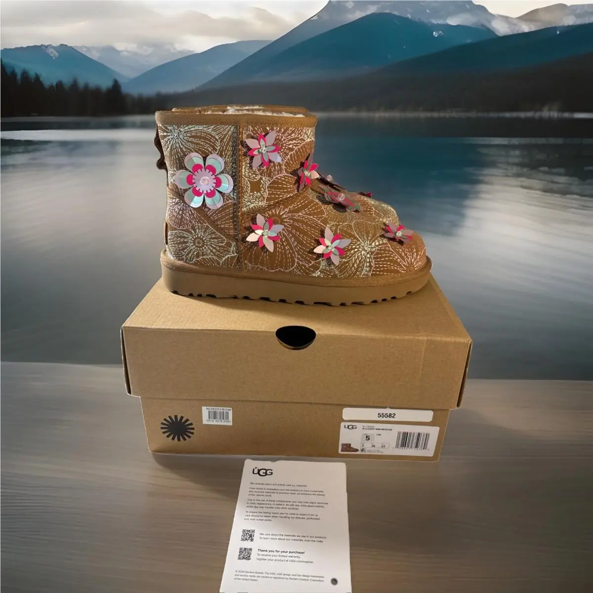 UGG shoes - UGG Classic Mini Meadow 1181014 - Chestnut 2