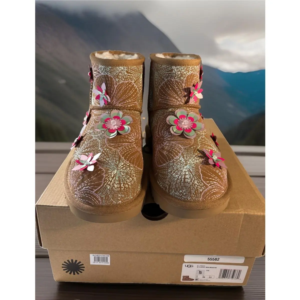 UGG shoes - UGG Classic Mini Meadow 1181014 - Chestnut 5