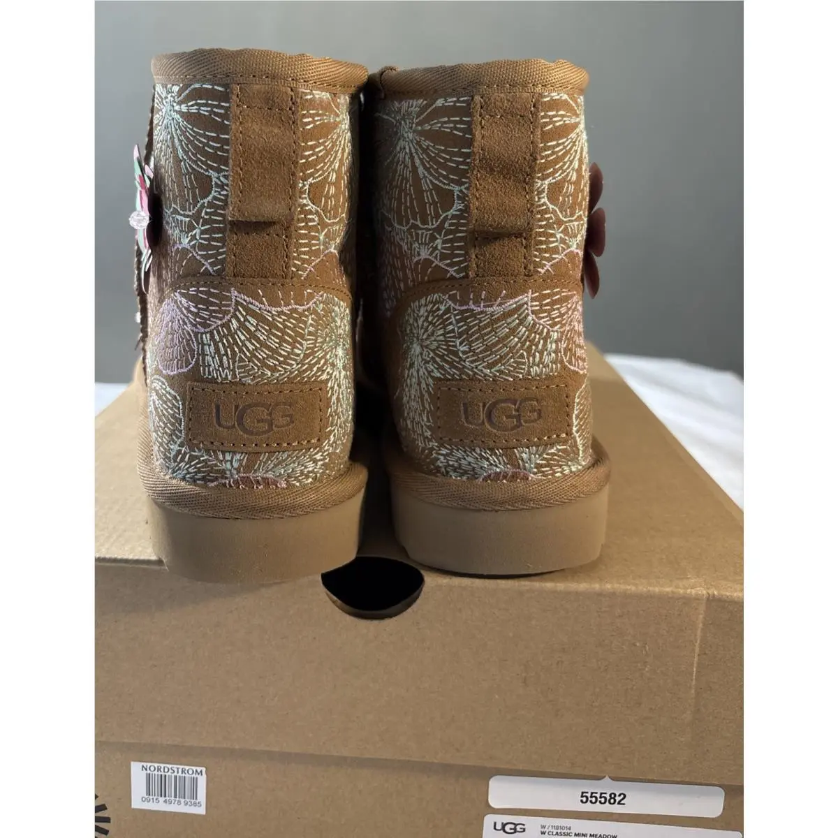 UGG shoes - UGG Classic Mini Meadow 1181014 - Chestnut 7