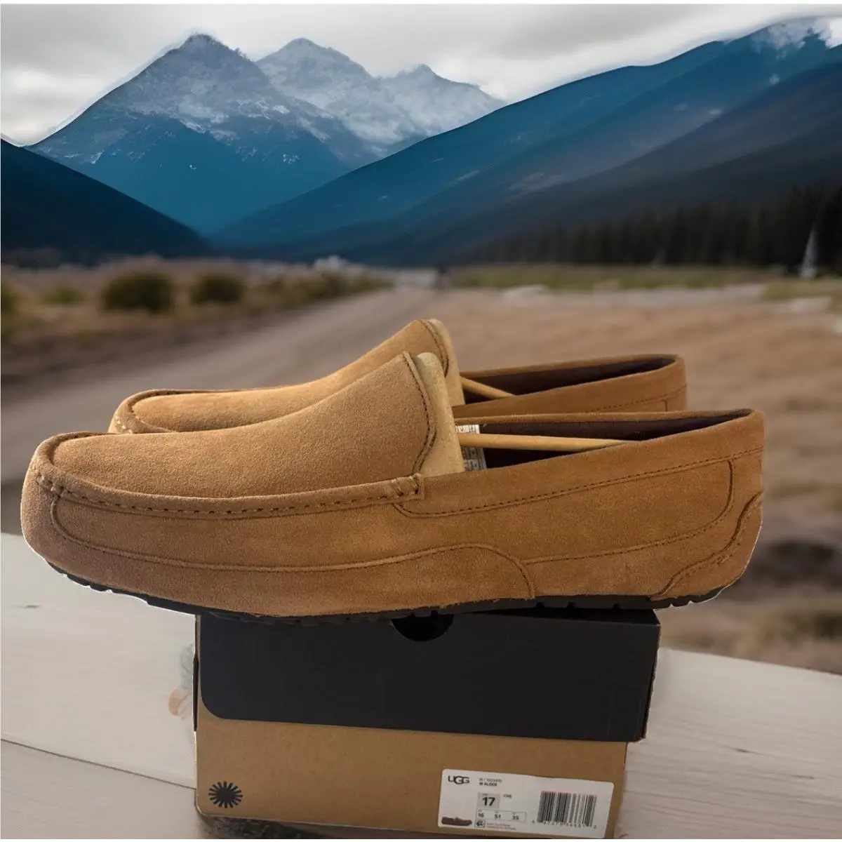 Ugg Alder 1003419 Chestnut Mens Loafers Size 17 by UGG