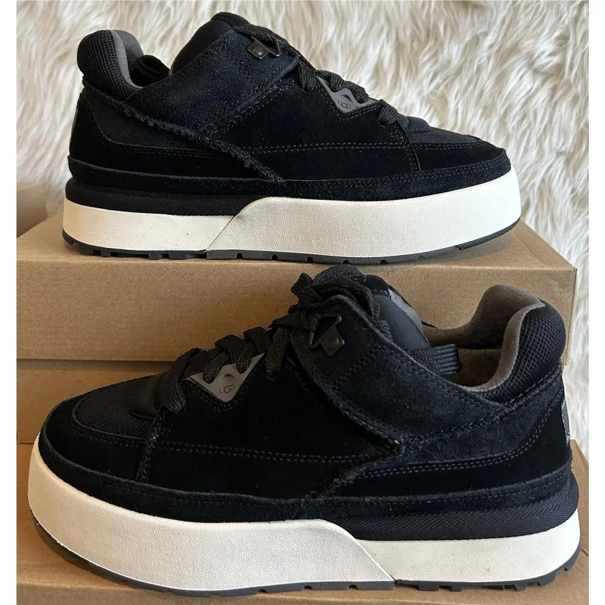 Ugg All Gender Goldencush Suede Platform Sneakers Women US 7.5 Men 6.5 by UGG