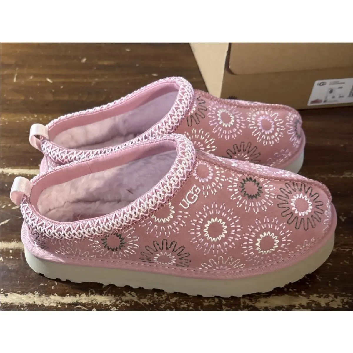 UGG shoes - UGG TAZZ SUN STITCH HORIZON - Horizon Pink (UPC: 0198605755491) 8
