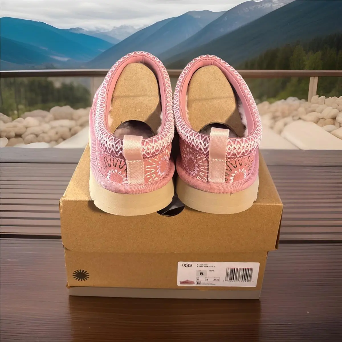 UGG shoes - UGG TAZZ SUN STITCH HORIZON - Horizon Pink (UPC: 0198605755491) 0