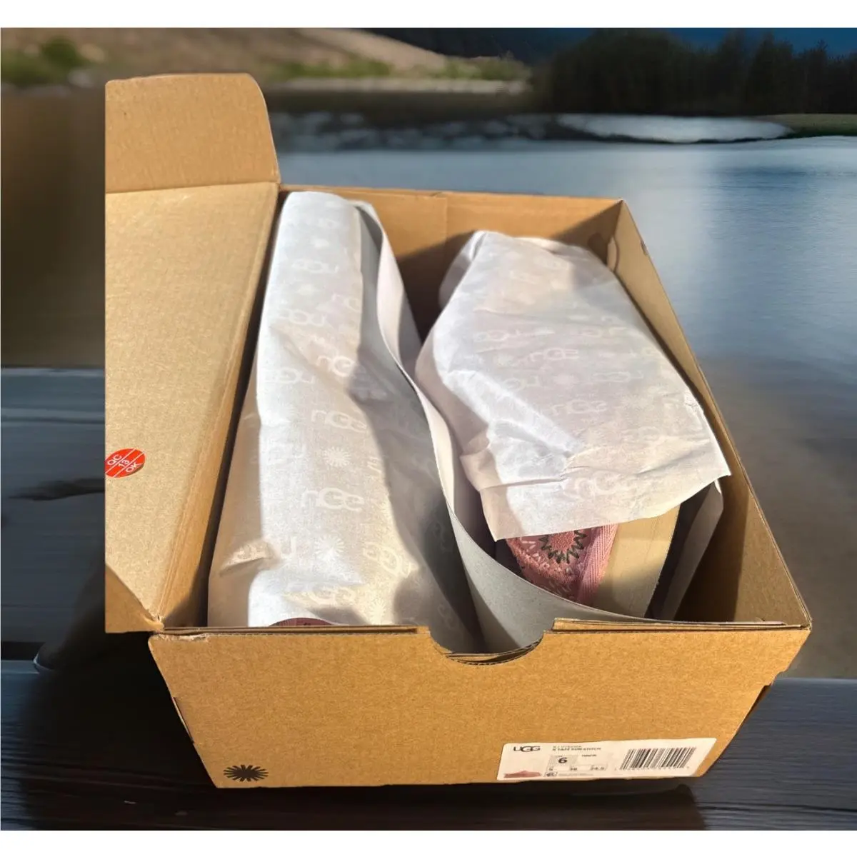 UGG shoes - UGG TAZZ SUN STITCH HORIZON - Horizon Pink (UPC: 0198605755491) 1