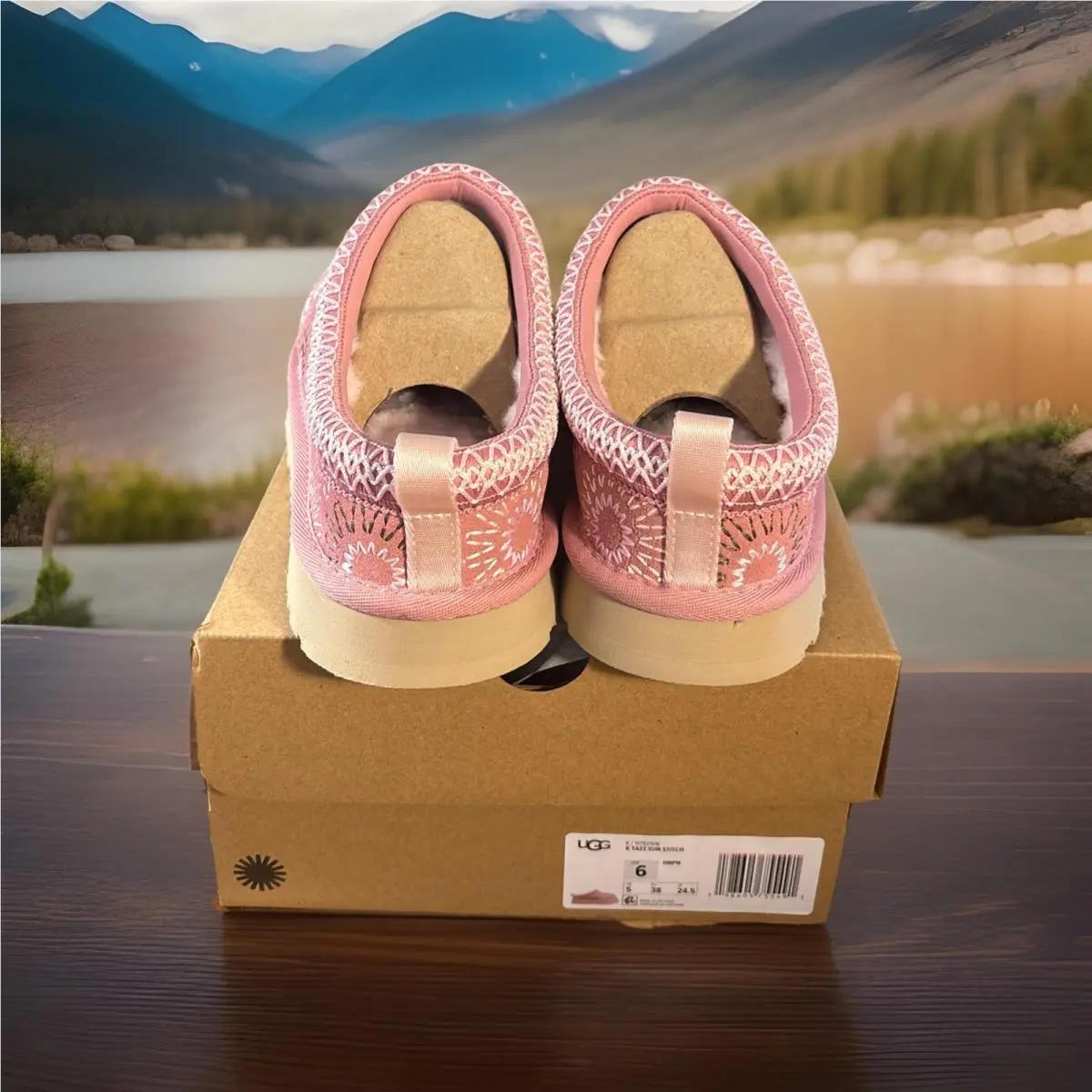 UGG shoes - UGG TAZZ SUN STITCH HORIZON - Horizon Pink (UPC: 0198605755491) 3