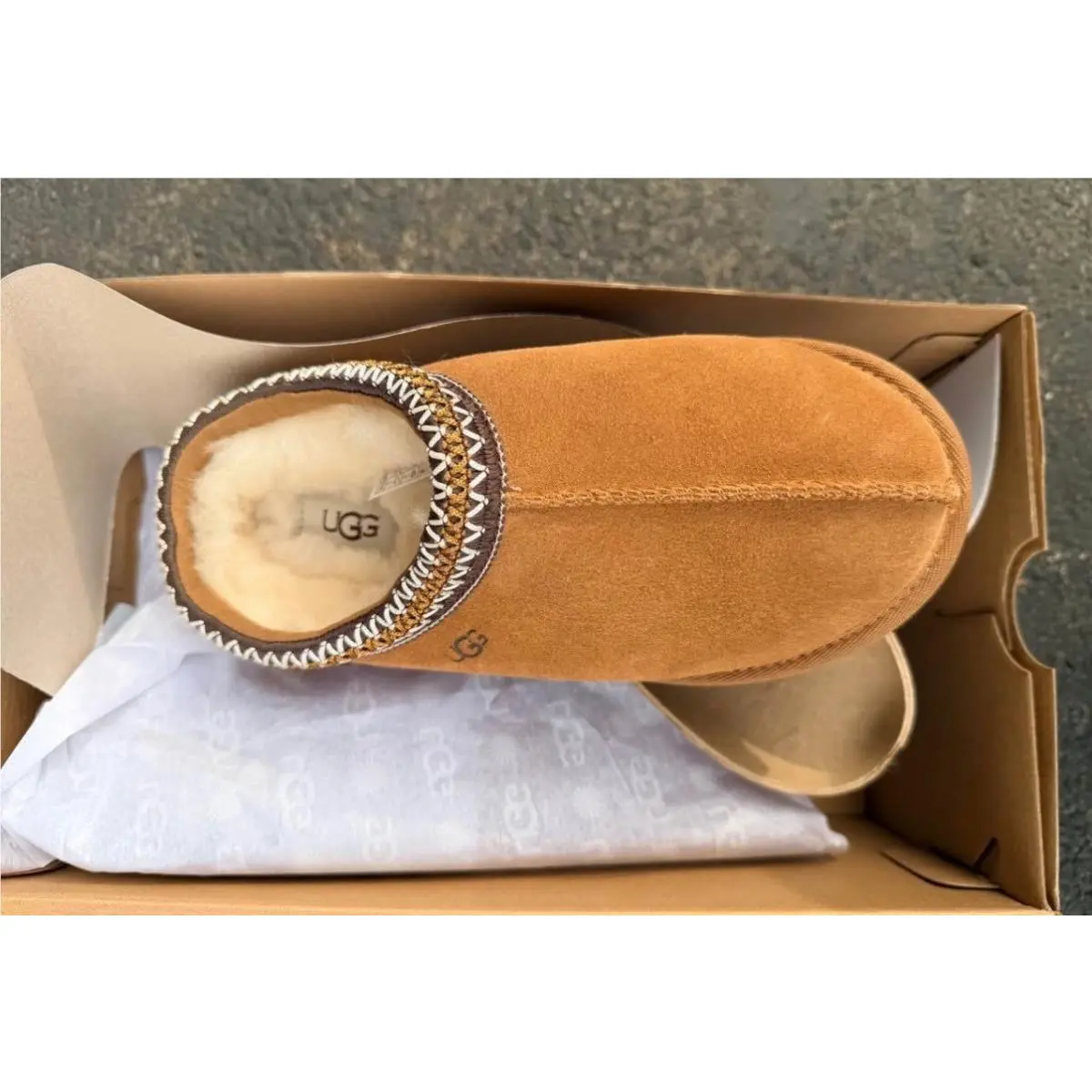 Ugg Women`s Tasman II Tan Slippers - Size 5 by UGG