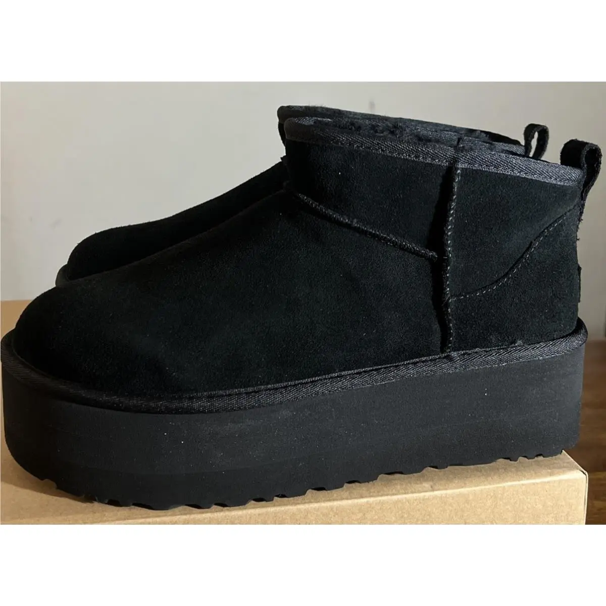 UGG shoes - UGG Classic Ultra Mini Platform 1135092 - Black 5