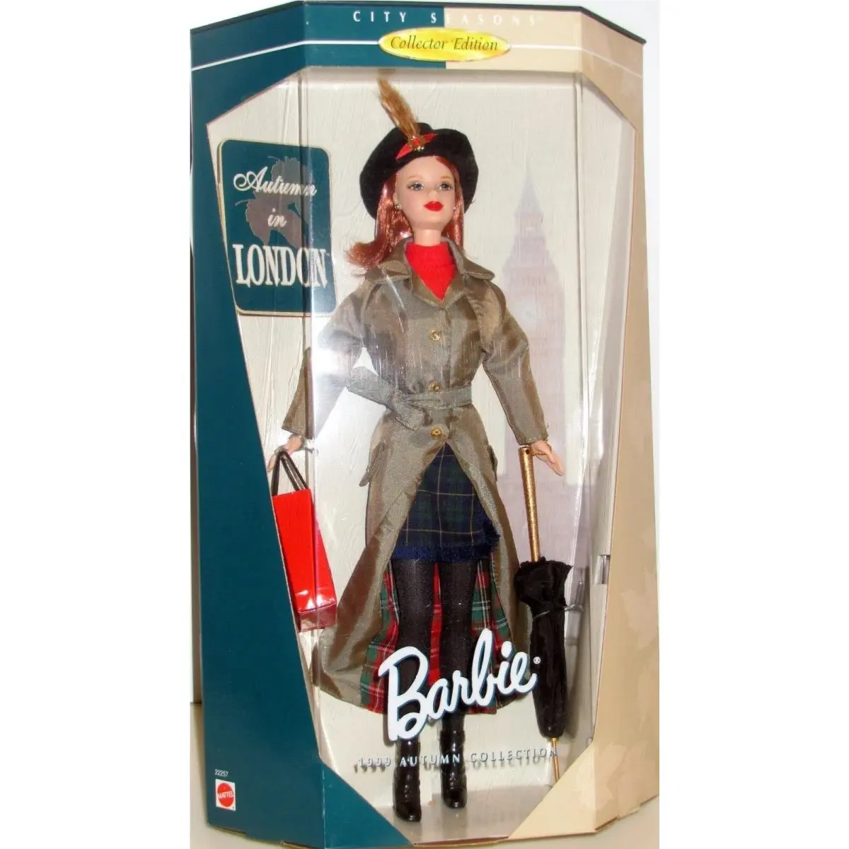 Barbie City Seasons Autumn in London 1999 Doll