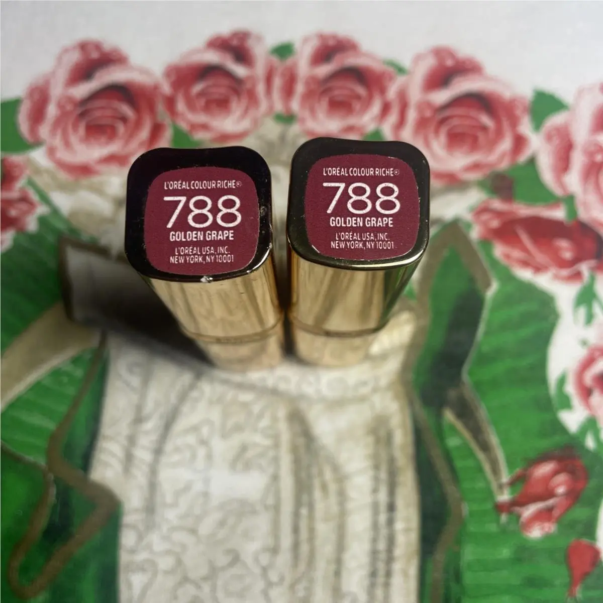 2 Loreal Colour Riche 788 Golden Grape Lipstick Retired Vhtf by L'Oréal
