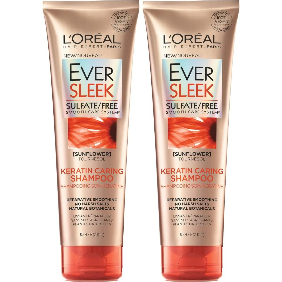 L`oréal L’oréal Paris Hair Care Eversleek Keratin Caring Shampoo with Sunflower Oil 2 by L'Oréal