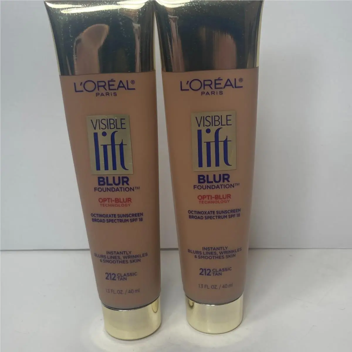2 Loreal Visible Lift Blur Foundation 212 Classic Tan by L'Oréal