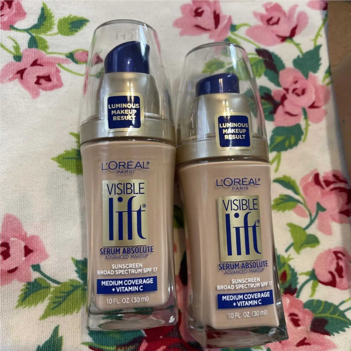 2 Loreal 143 Soft Ivory Visible Lift Serum Absolute Foundation Factory Boxes by L'Oréal
