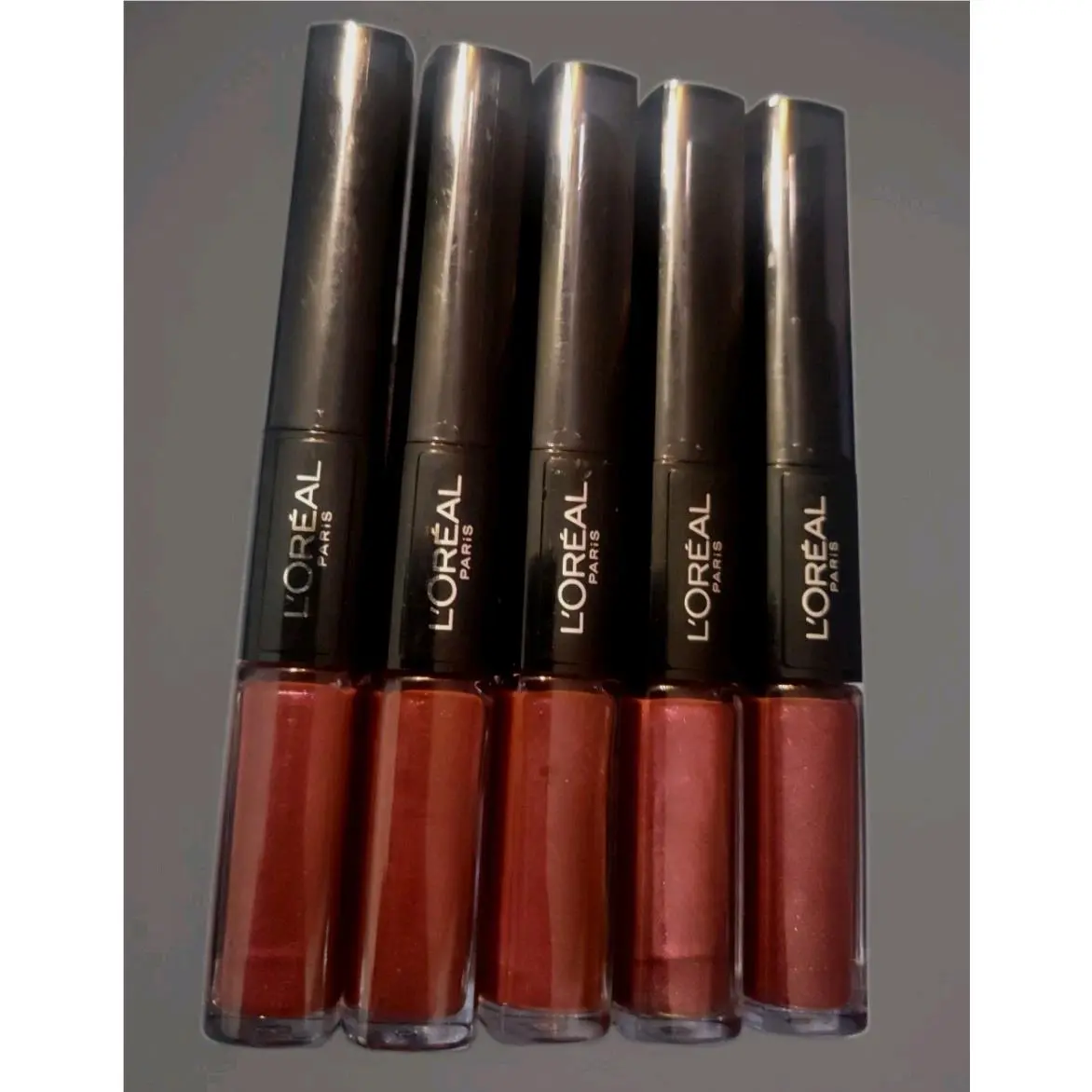 5 Pack L`oreal Infallible Pro Last 2 Step Lipstick 217 Cherry Noir by L'Oréal