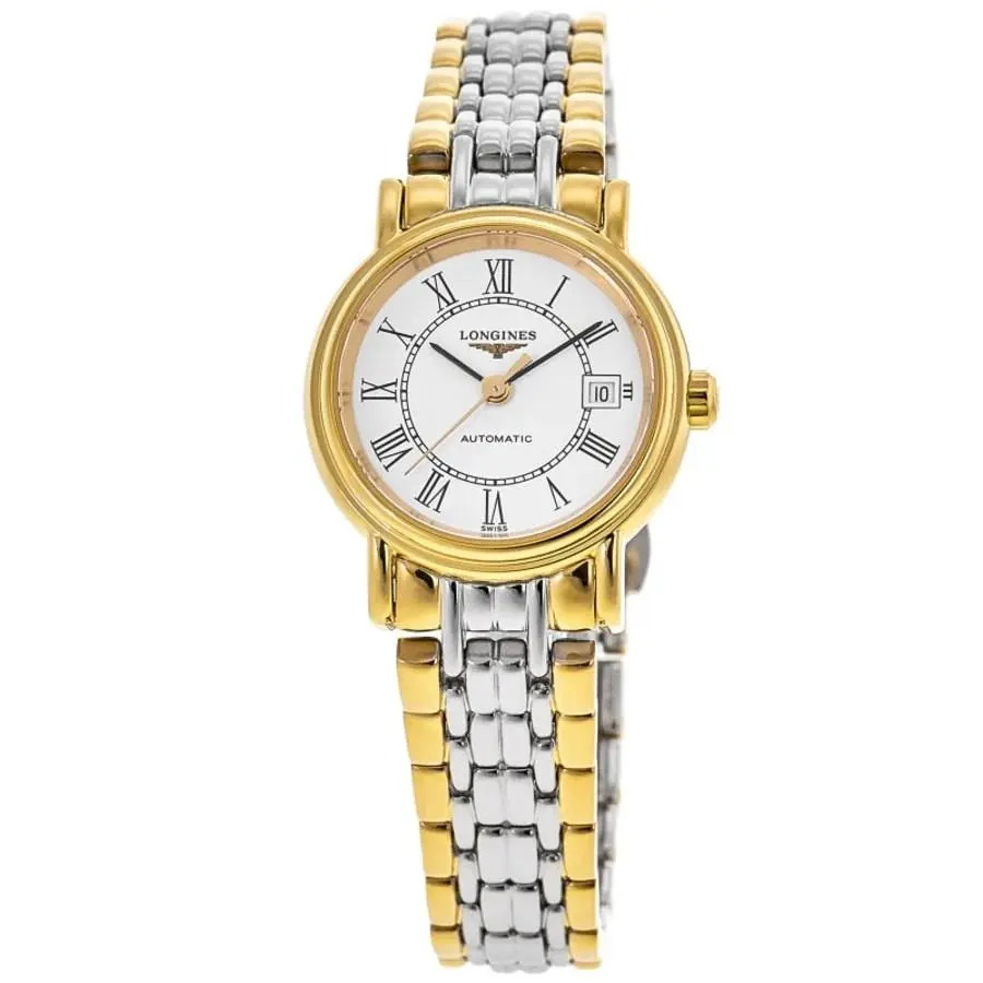 Presence Automatic White Dial Yellow Women`s Watch L4.321.2.11.7 by Longines