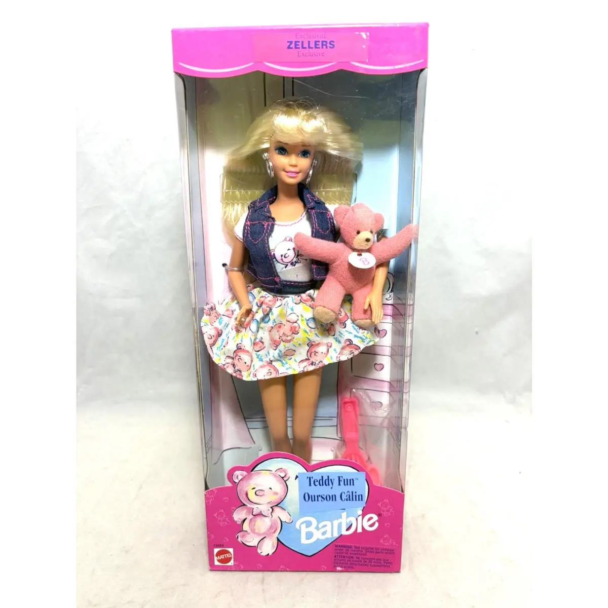 Barbie Exclusive Zeller`s of Canada Teddy Fun 15684 Mattel 1996 Nrfb Rare