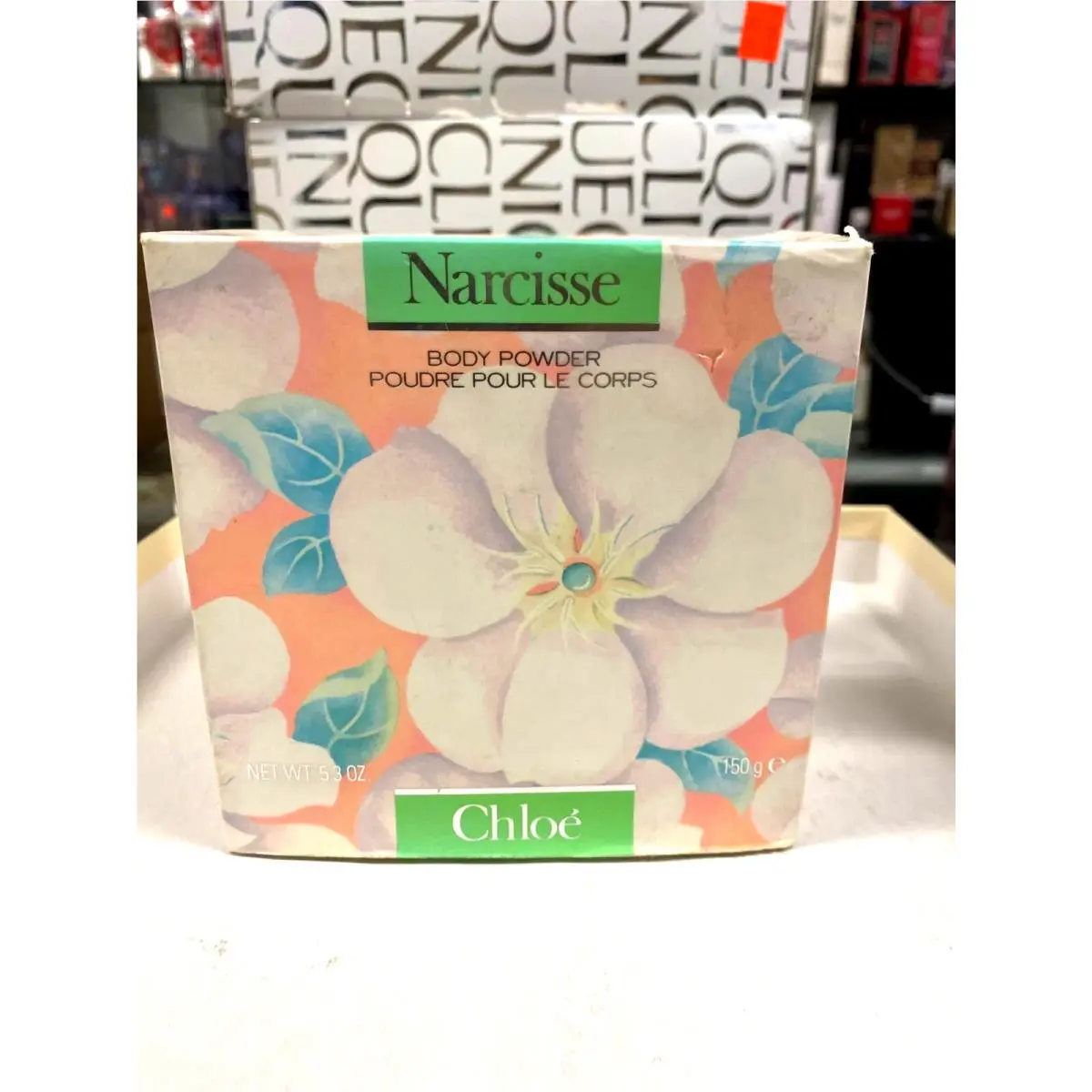 Chloe Narcisse 150g/5.3oz Body Powder For Women Vintage Rare Boxed