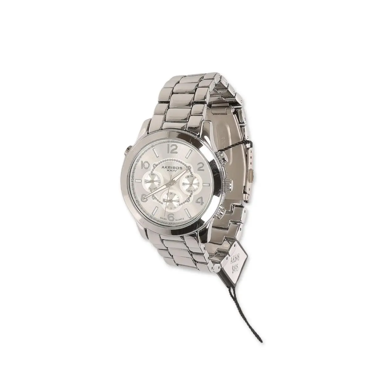 Akribos 302405 Xxiv Silvertone Ladies Watch 40mm Quartz AK648 by Akribos XXIV