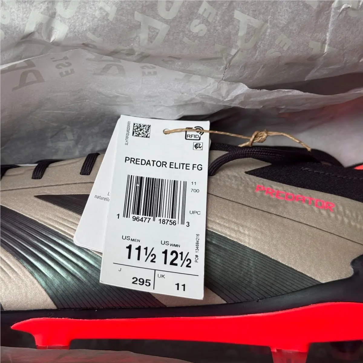 Adidas shoes - adidas Predator - Predator - IF8868 - Platinum Metallic 14