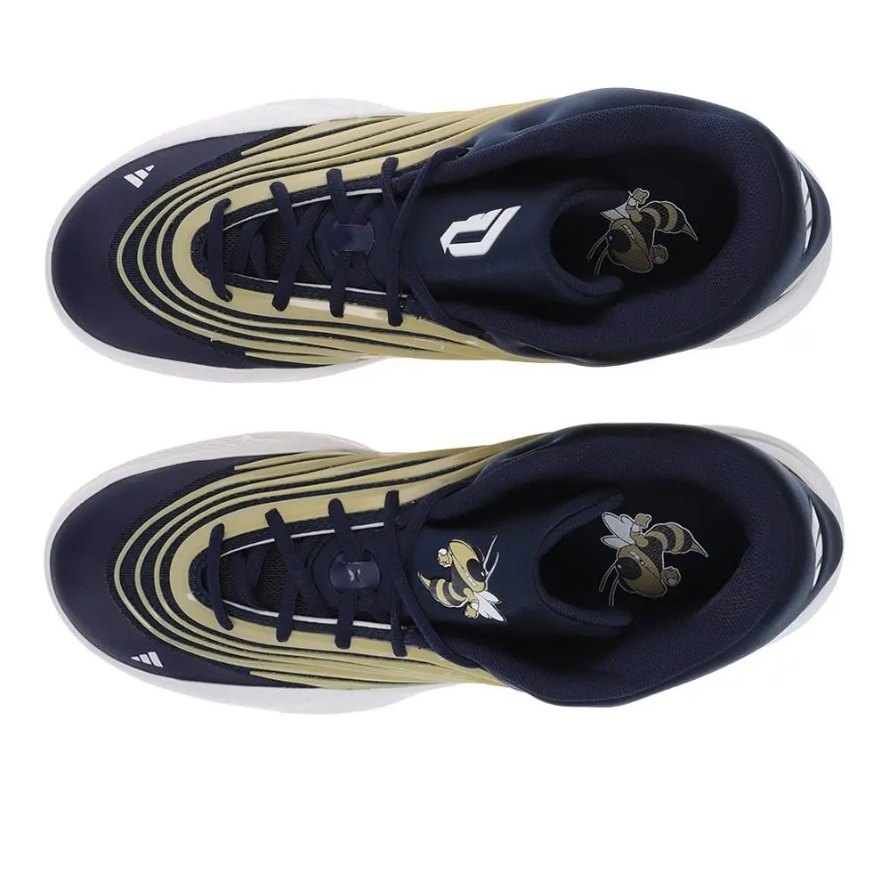 Adidas shoes - adidas Dame X Georgia Tech Yellow Jackets Basketball - HQ0205 - Blue 10