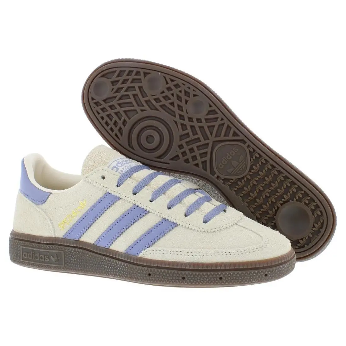 Adidas Handball Spezial Womens Shoes - Wonder White/Silver Violet/Gum 5, Main: Off-White